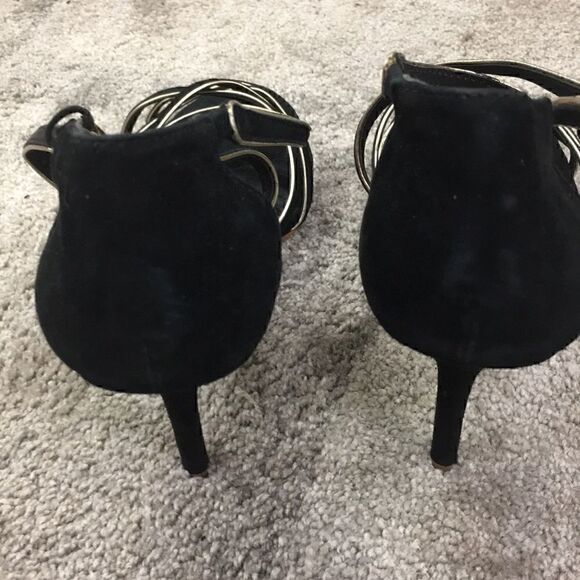 10 NWOB Suede Sandals Breanna 85Mm Tory Burch - Picture 4 of 8